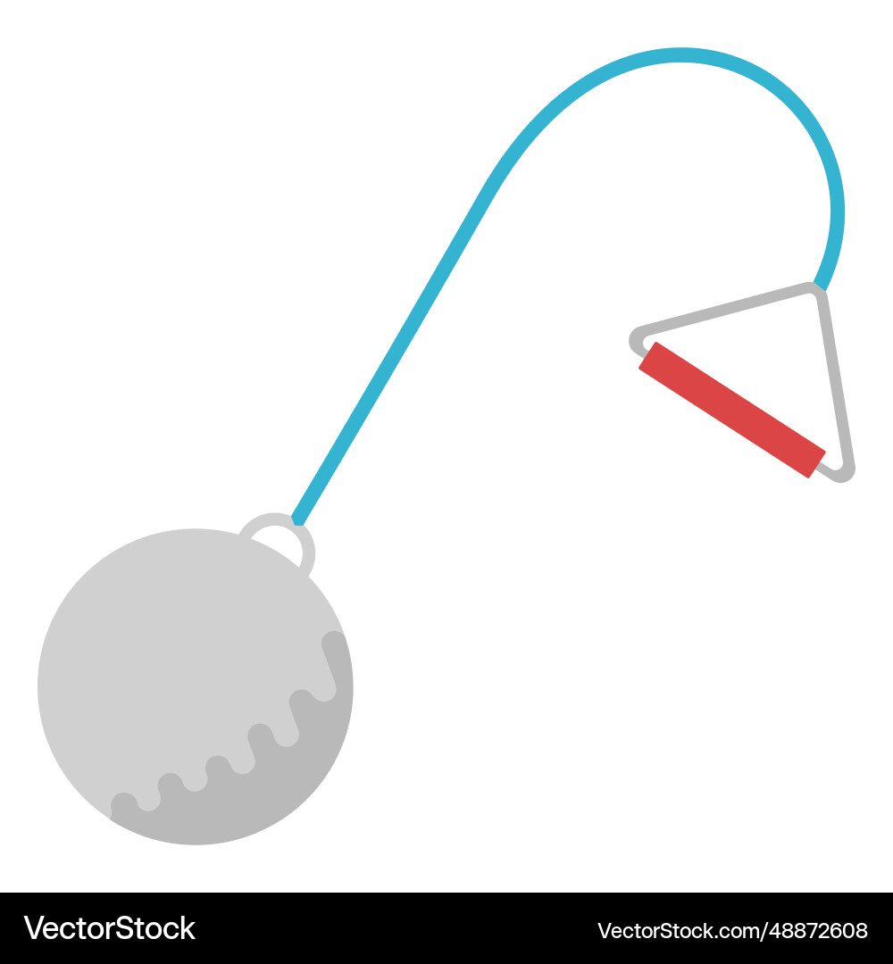 Hammer werfen Ausrüstung flaches Element Hammer werfen Ausrüstung flaches Element vektorbild
