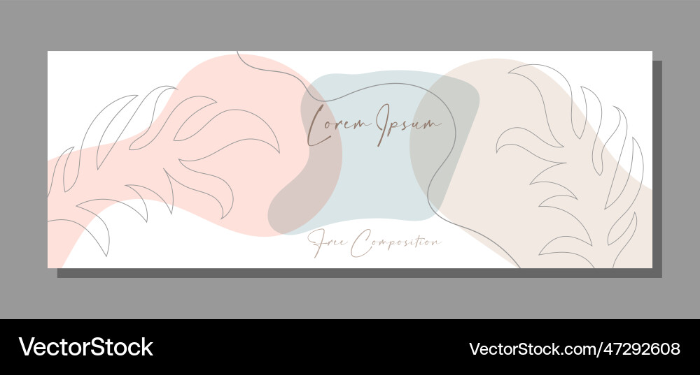 Handmade background layout with arbitrary shapes Handmade background layout with arbitrary shapes vector image
