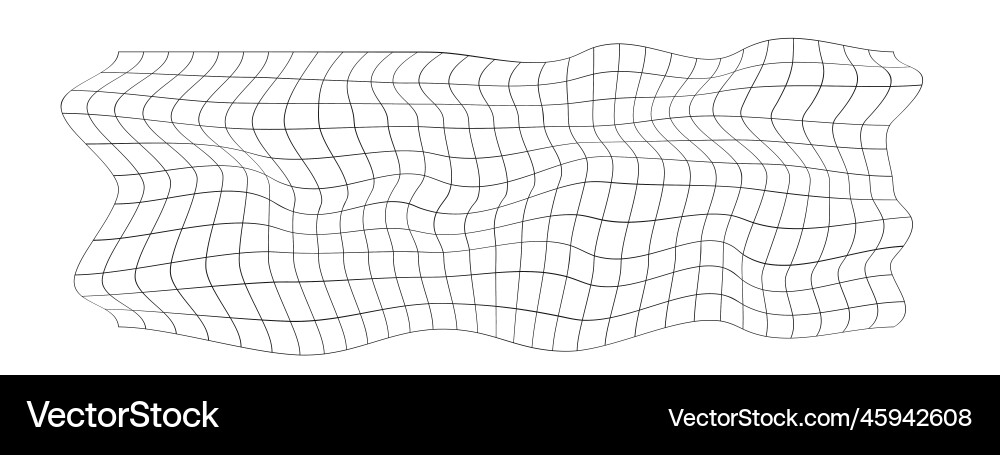 Mesh warp texture distorted grid rectangle net Mesh warp texture distorted grid rectangle net vector image