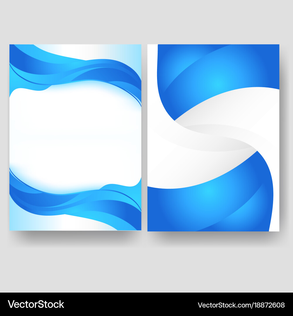 Minimal curve wave set background with shadow vector image