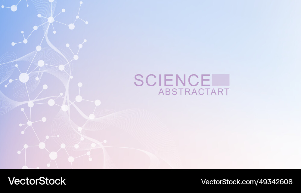 Modern abstract molecules structure for science Modern abstract molecules structure for science vector image