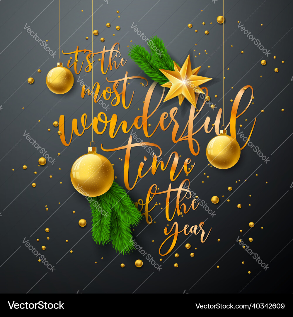 Merry christmas and happy new year Merry christmas and happy new year vector image
