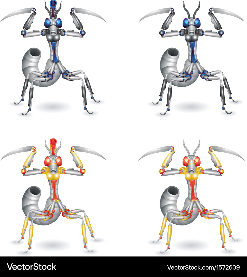 Robots Vector Image