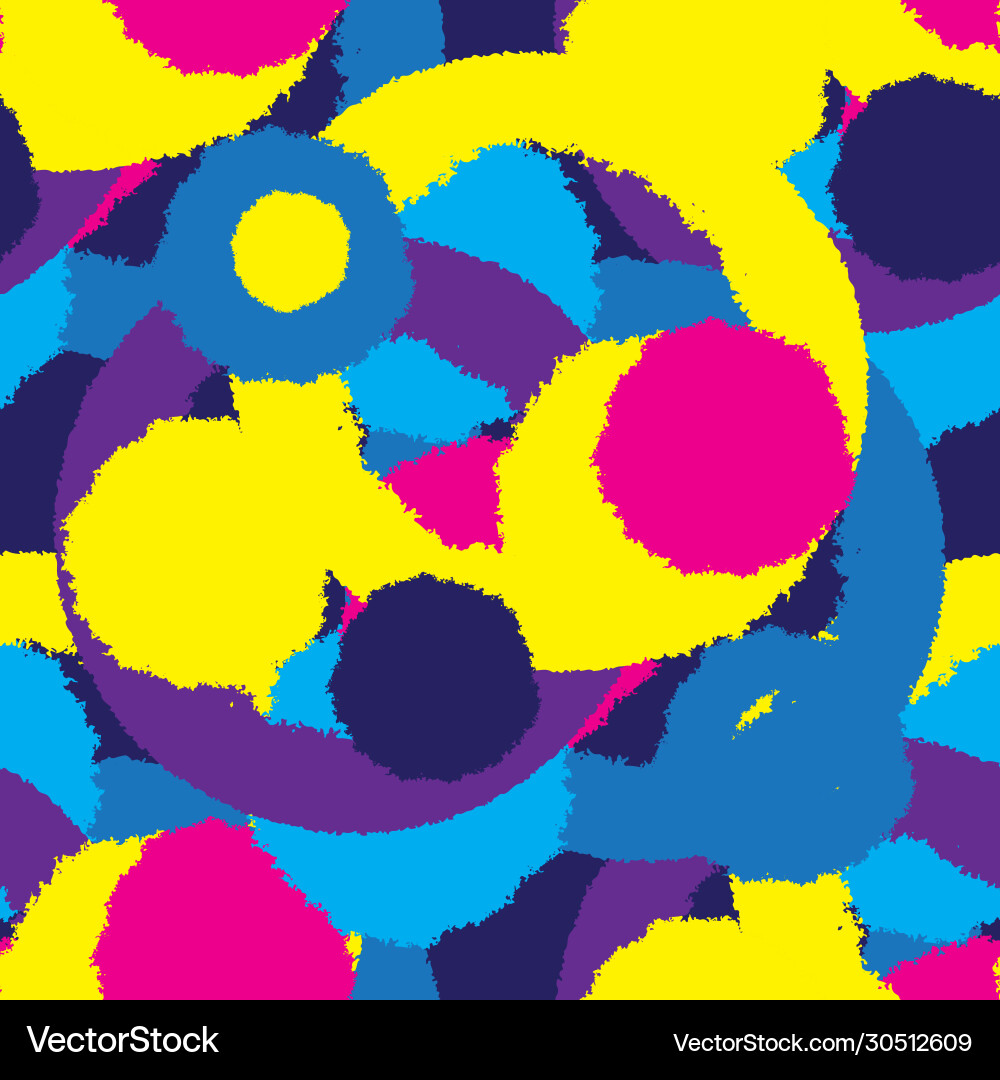 Seamless abstract pattern with multicolored Vector Image