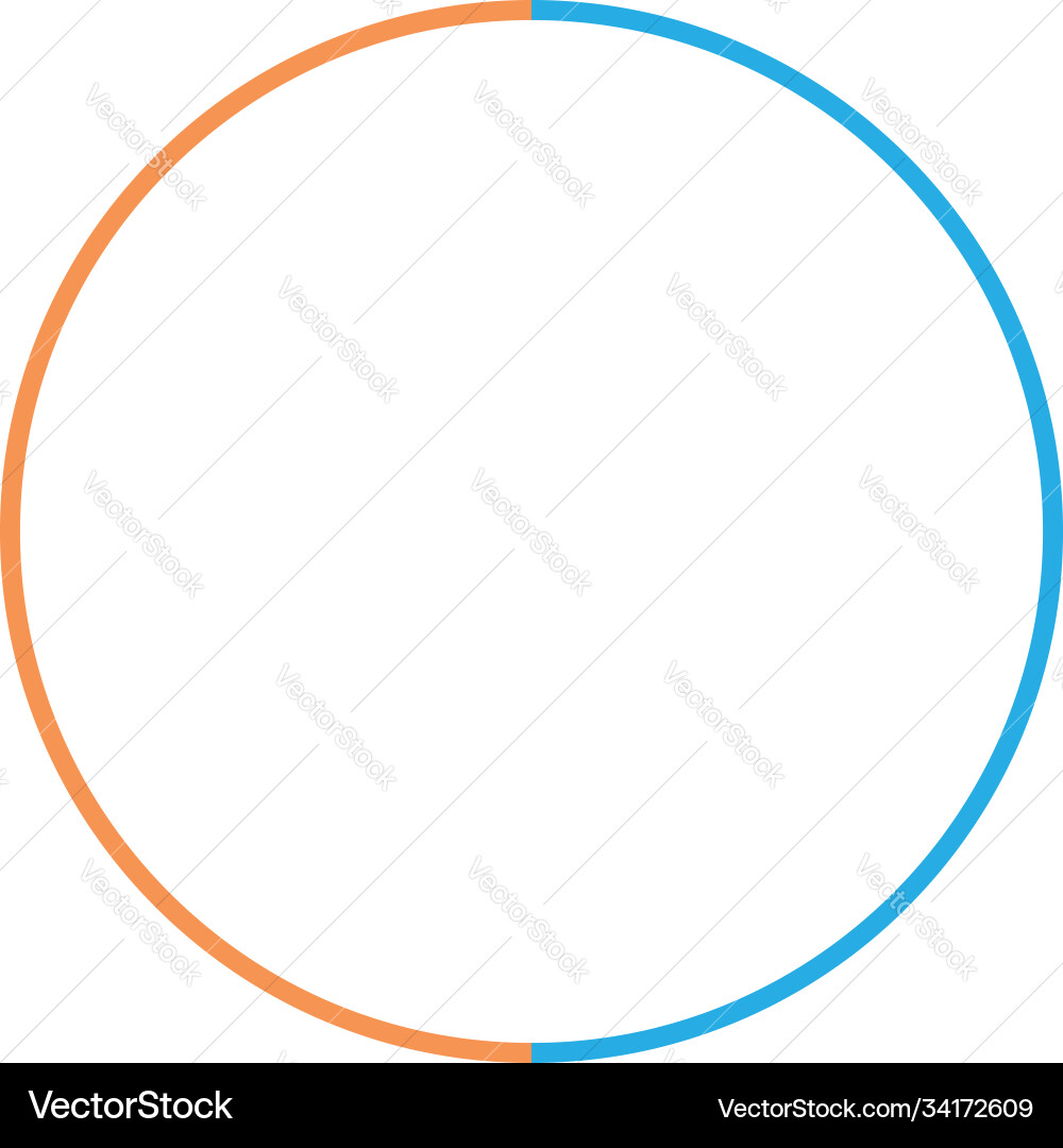 Segmented circles from 2 to 20 parts circular Segmented circles from 2 to 20 parts circular vector image