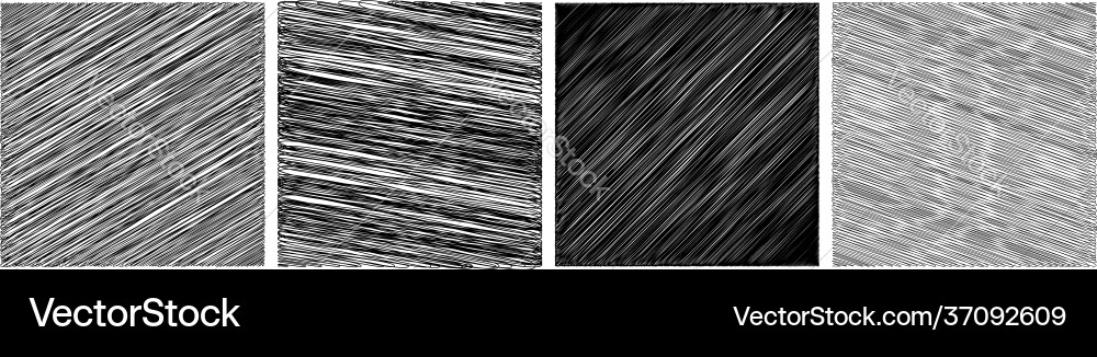 Square with sketchy scribble doodle effect texture Vector Image