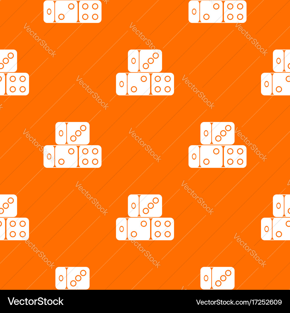 Three dice cubes pattern seamless vector image