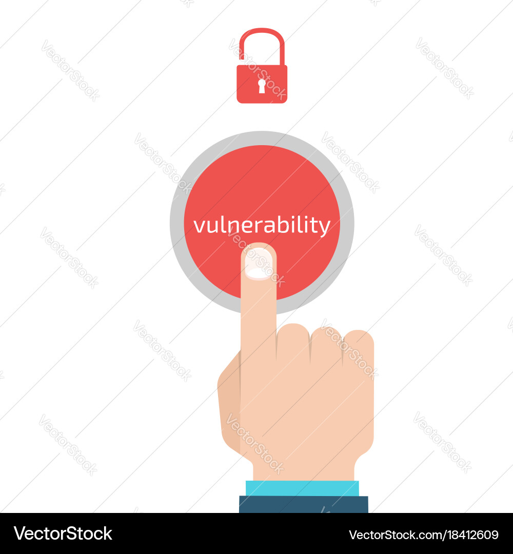 Vulnerability search seo optimizationweb vector image
