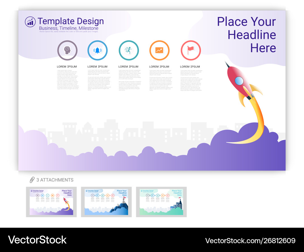 Website template set for web page design Website template set for web page design vector image
