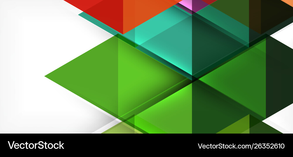Abstract concept triangle graphic element Vector Image