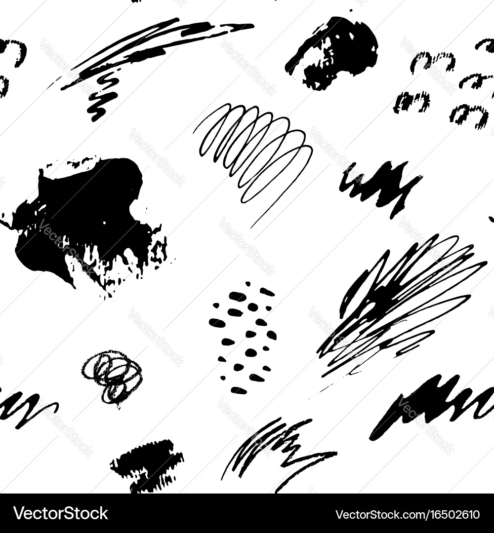 Abstract Doodle Pattern Vector Image