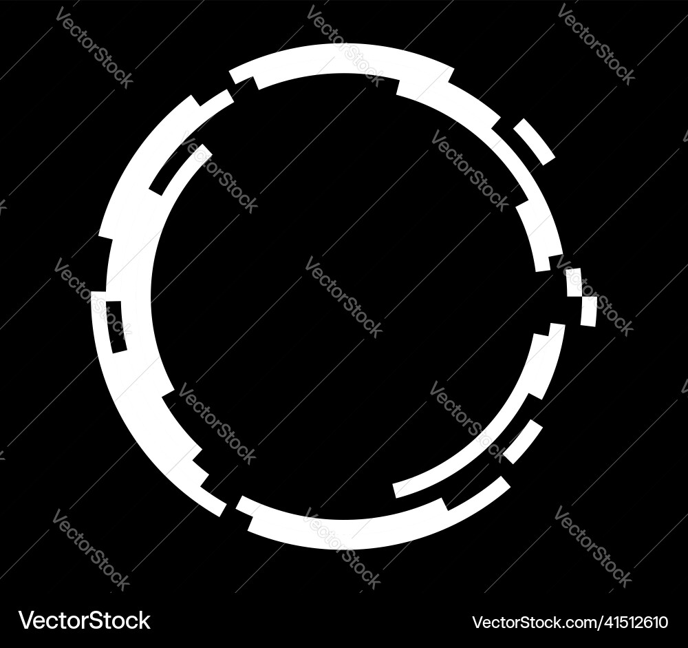 Abstract gui ui geometric circle element Abstract gui ui geometric circle element vector image