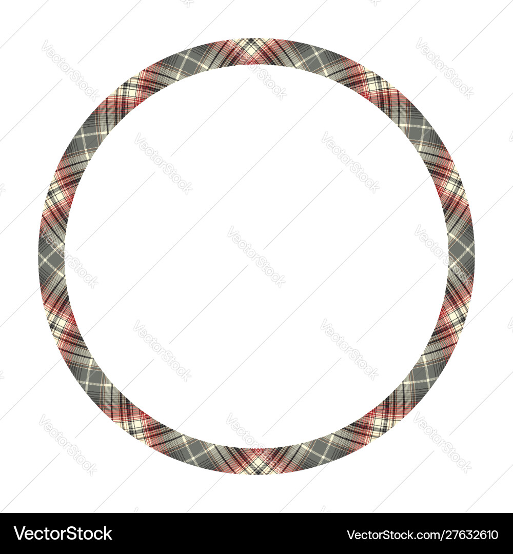 Circle borders and frames round border pattern Vector Image