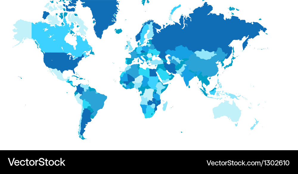 Global World Map Background vector image