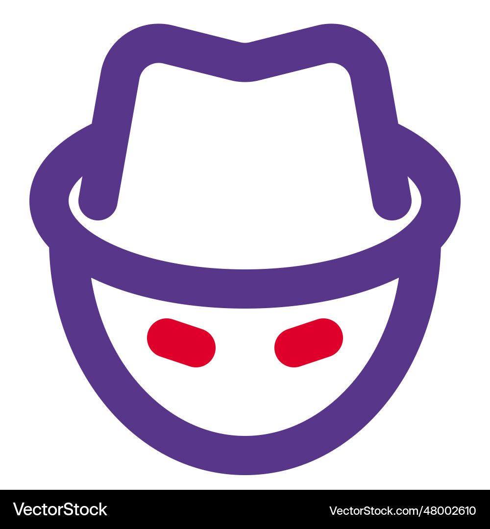 Hacker with technical skills in programming vector image