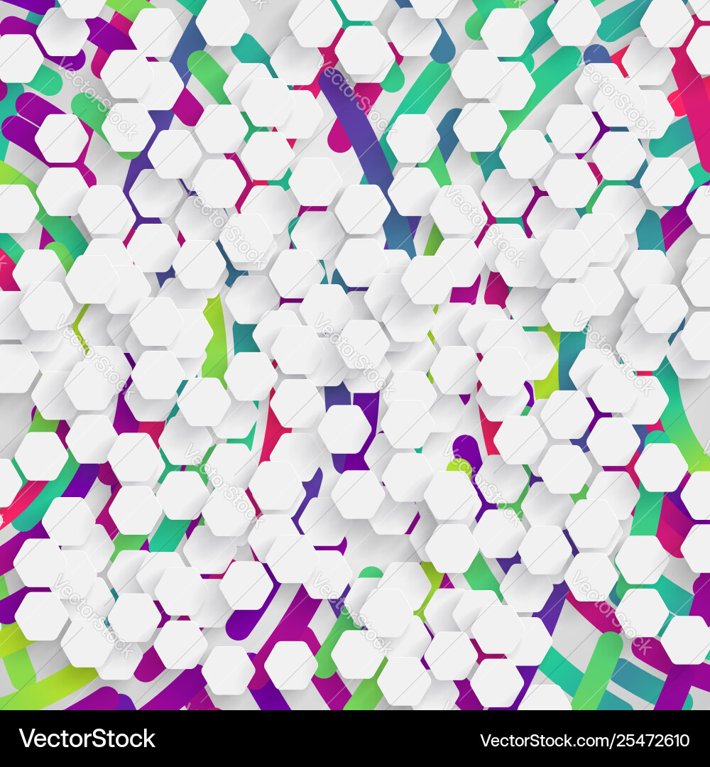 Rounded shape with shadow and colorful circle Rounded shape with shadow and colorful circle vector image
