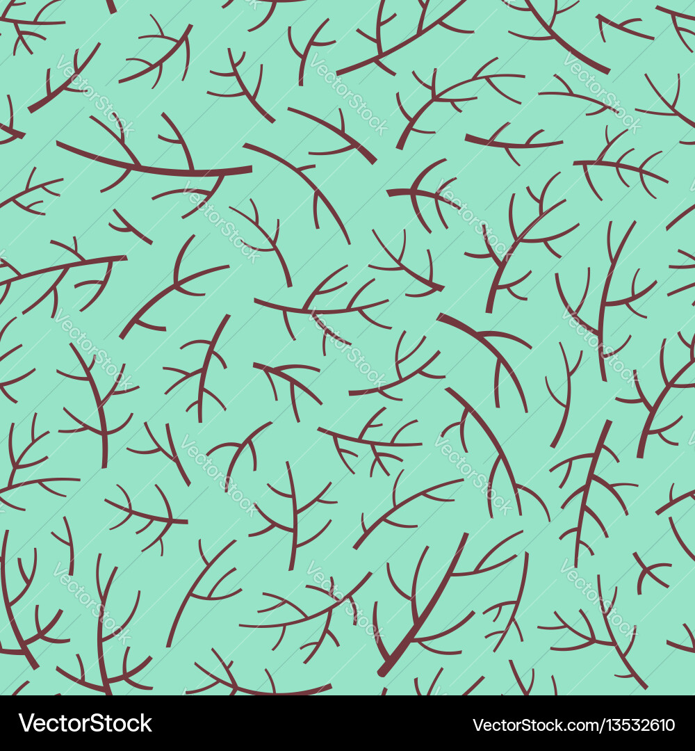 Seamless pattern with tree branch silhouettes over Seamless pattern with tree branch silhouettes over vector image