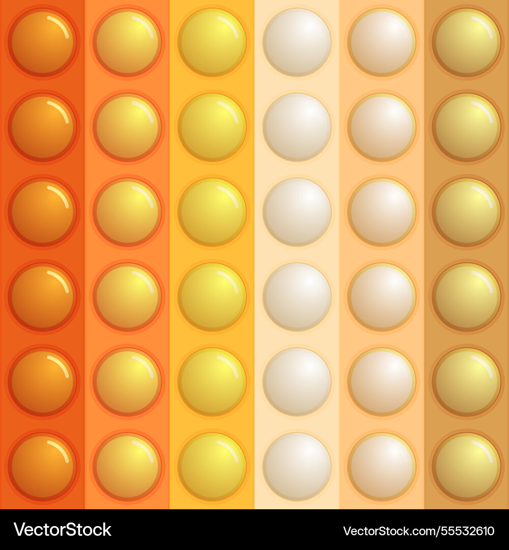 Seamless pattern with trendy game pop it simple Vector Image