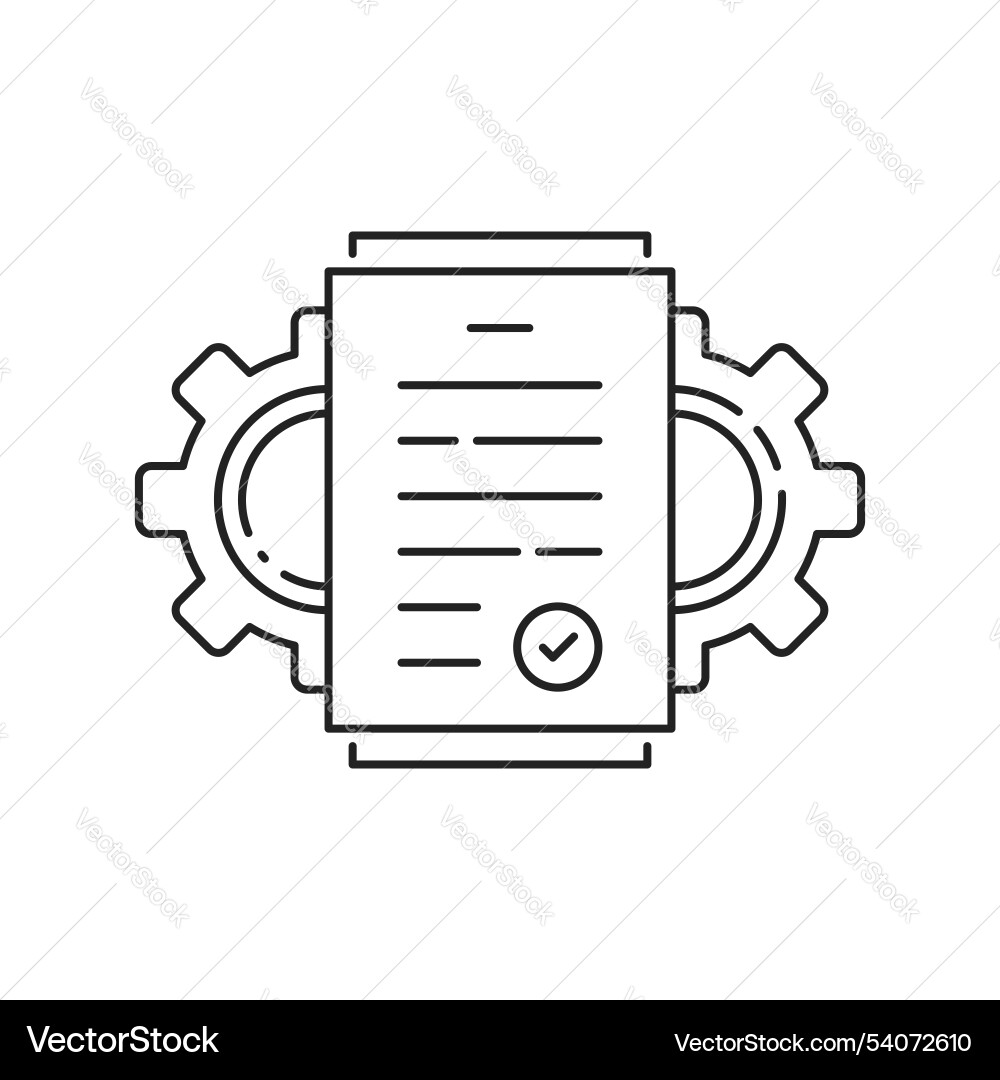 Tech-Daten-Einsichten wie Dünne Linie führen Icon Tech-Daten-Einsichten wie Dünne Linie führen Icon vektorbild