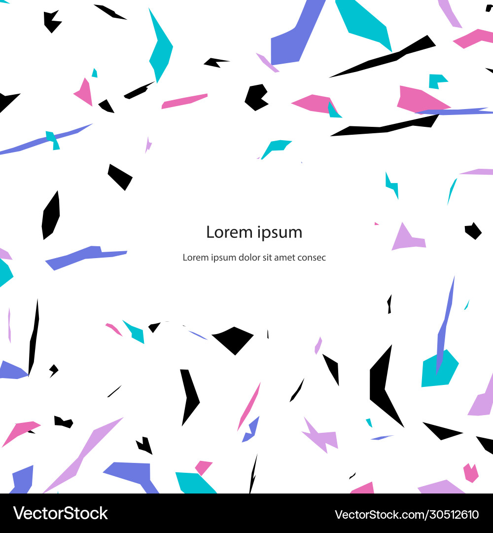 Template with text space Vector Image