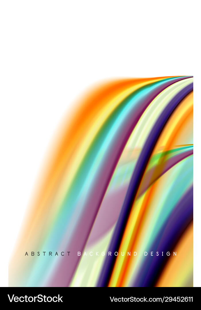Abstract background - fluid color gradient waves Abstract background - fluid color gradient waves Vector Image
