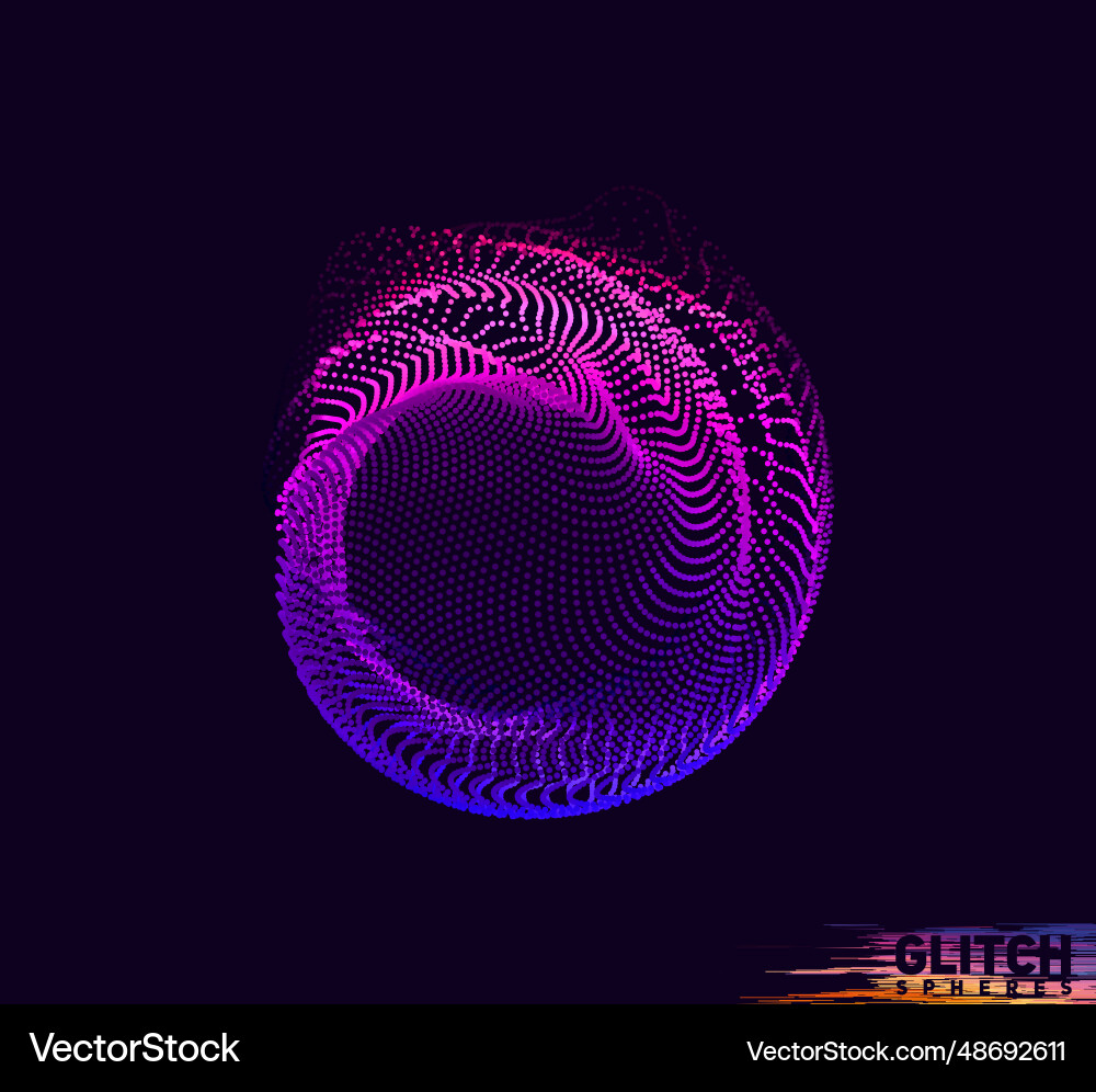 Abstract colorful mesh on dark background Abstract colorful mesh on dark background vector image