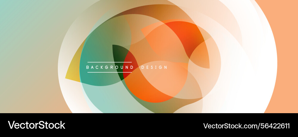 Abstract colorful shapes overlap creating modern Abstract colorful shapes overlap creating modern vector image