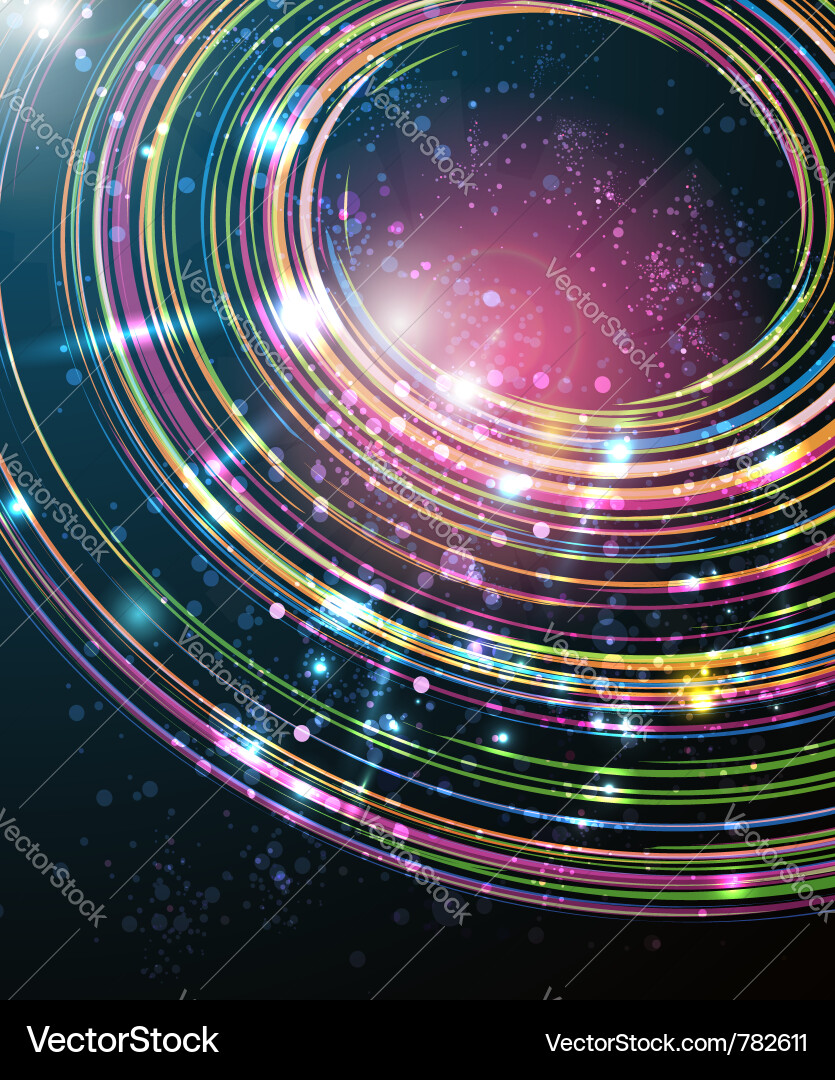 Abstract Shiny Circles Background vector image