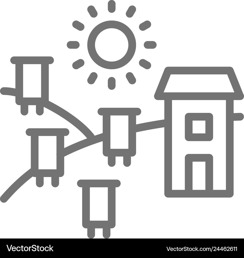 Apiary Hives auf Feldlinie Icon isoliert Apiary Hives auf Feldlinie Icon isoliert vektorbild