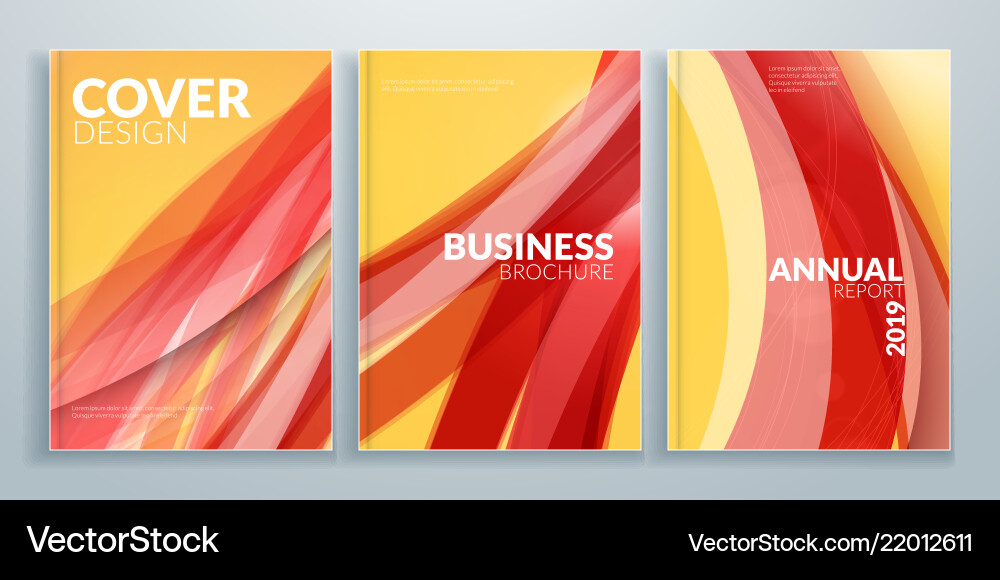 Business brochure cover design templates Business brochure cover design templates vector image