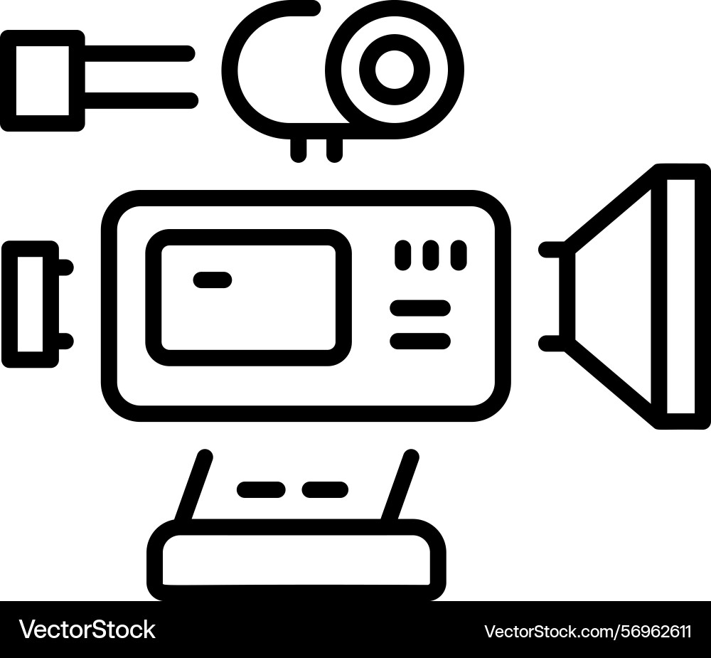 Camcoder Vector Image