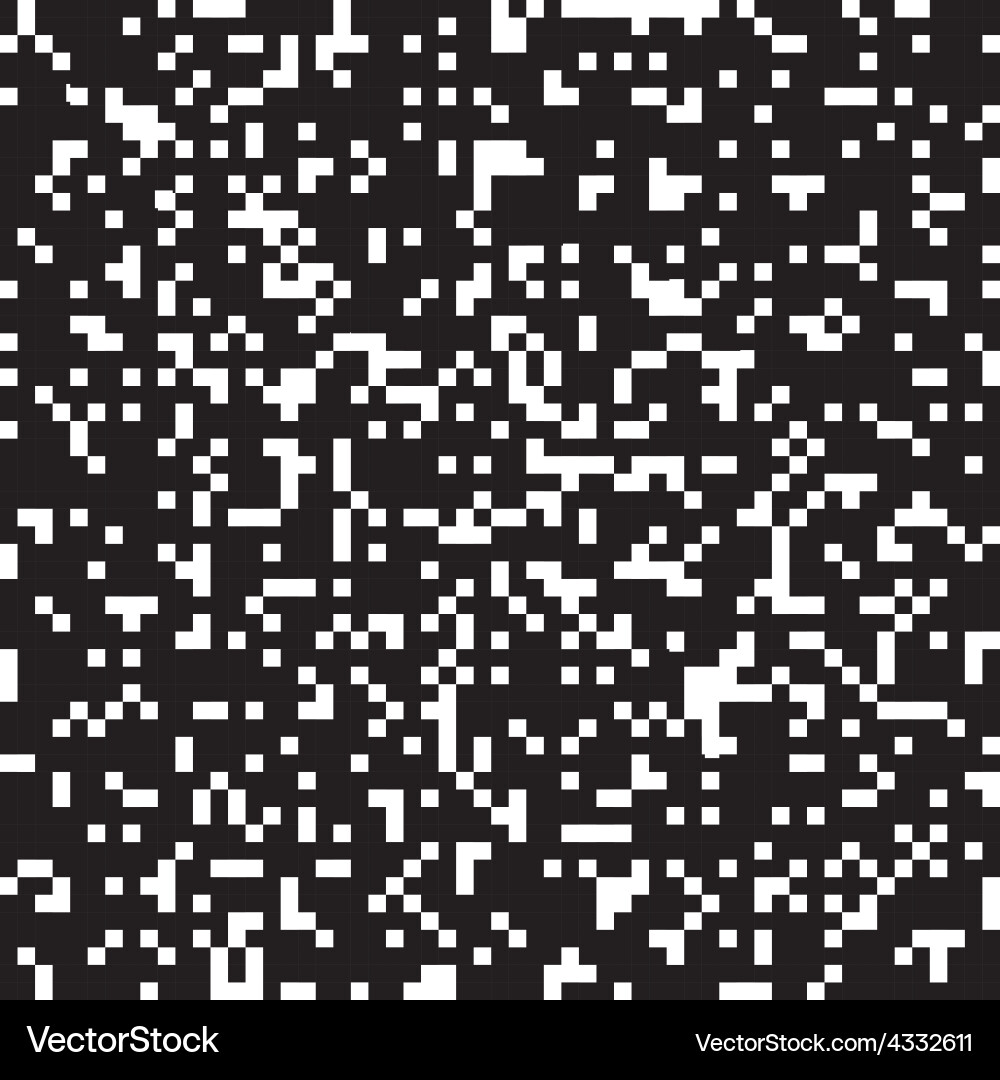 Mosaic square pixel theme pattern background vector image