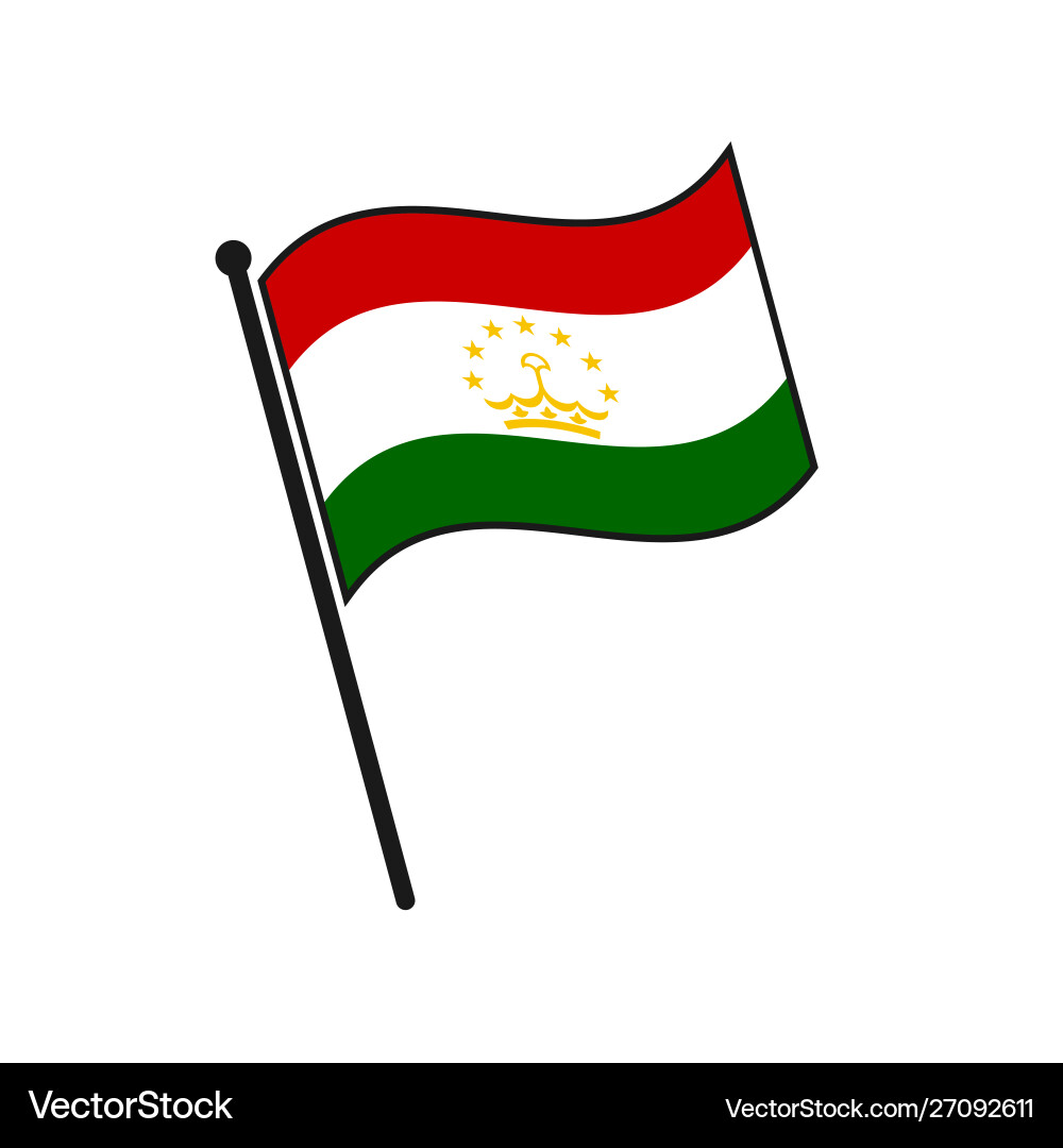 Simple flag isolated Simple flag isolated vector image
