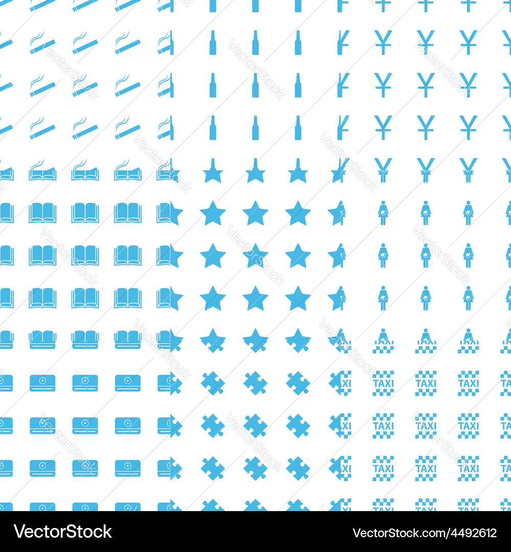 Big seamless pattern set Vector Image