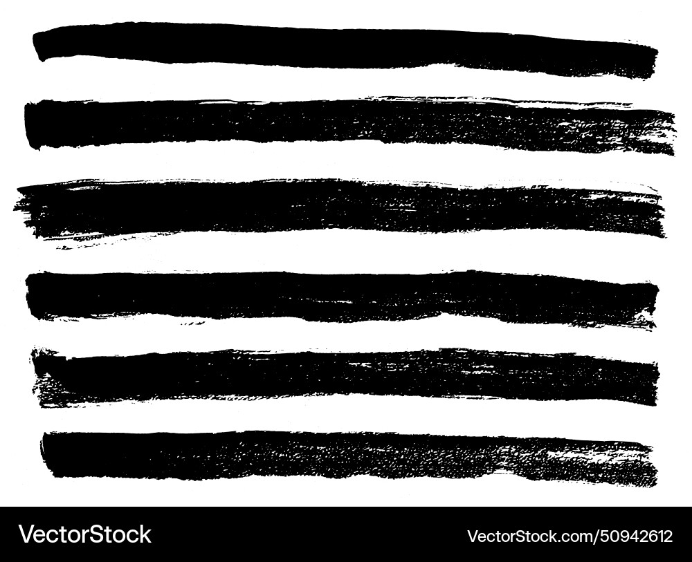Brush strokes rectangular painted objects Brush strokes rectangular painted objects vector image