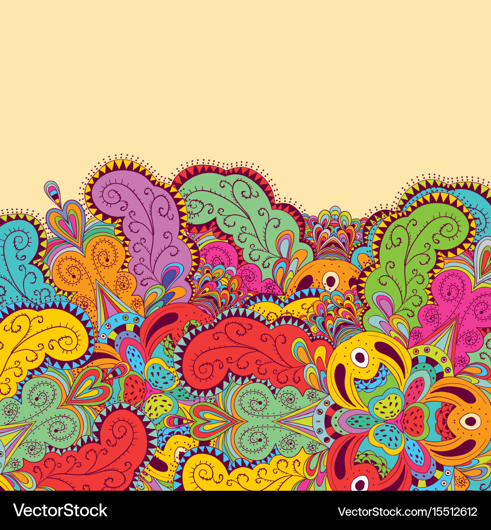 Decorative element border template vector image