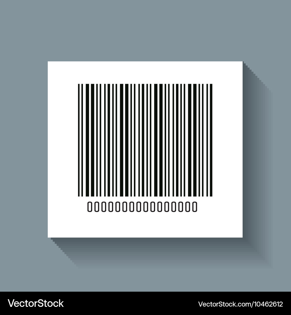 System bar code id product Vector Image