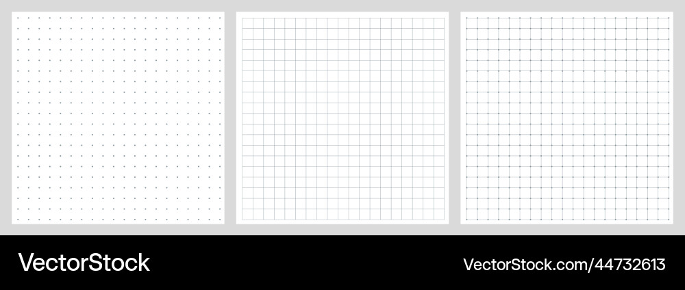Dotted Grid Notebook Pattern vector image
