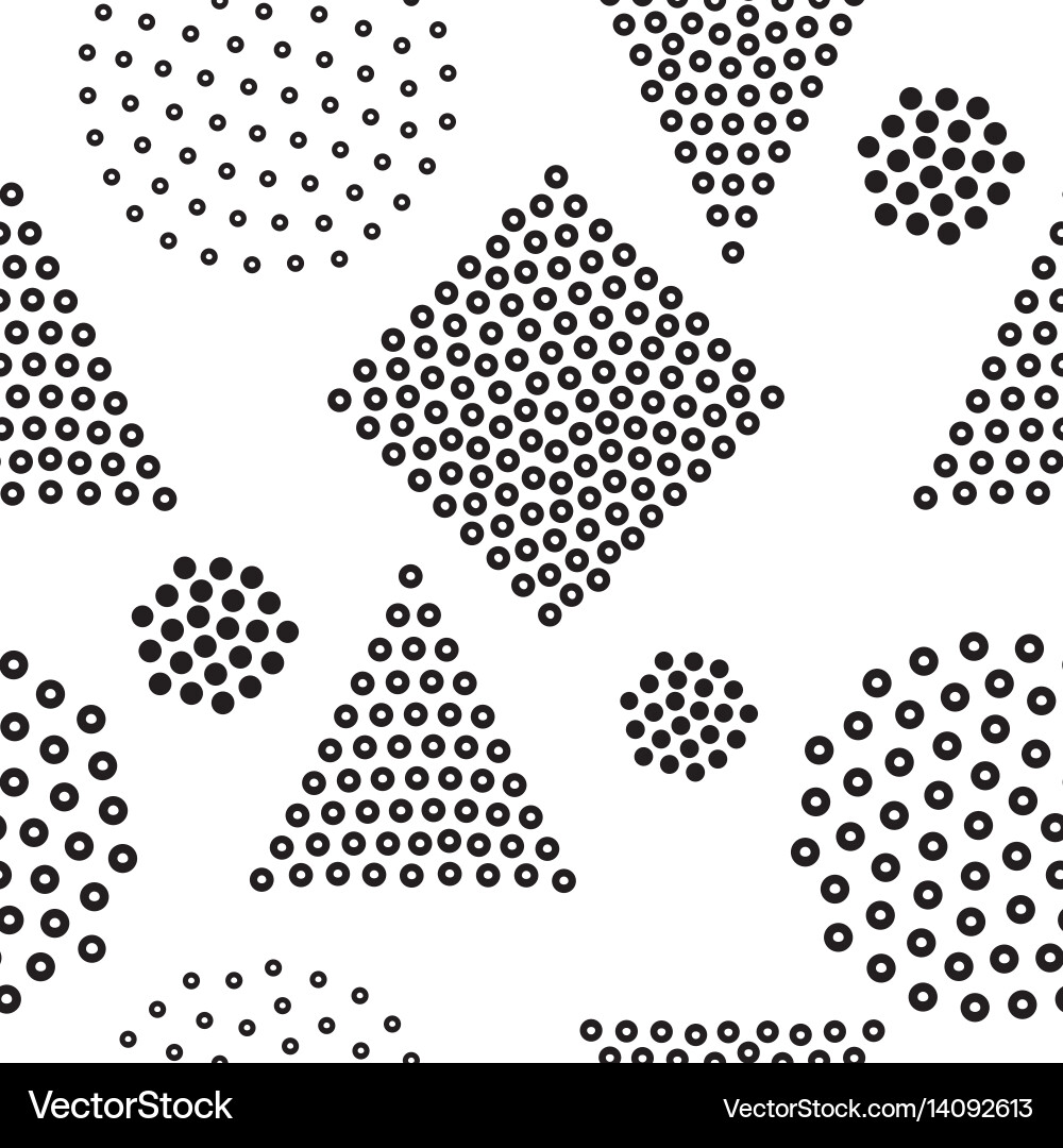 Geometric Circle Pattern vector image