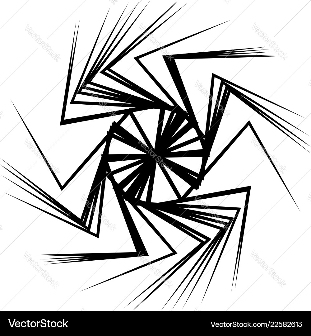 Geometric radial element abstract concentric Geometric radial element abstract concentric vector image
