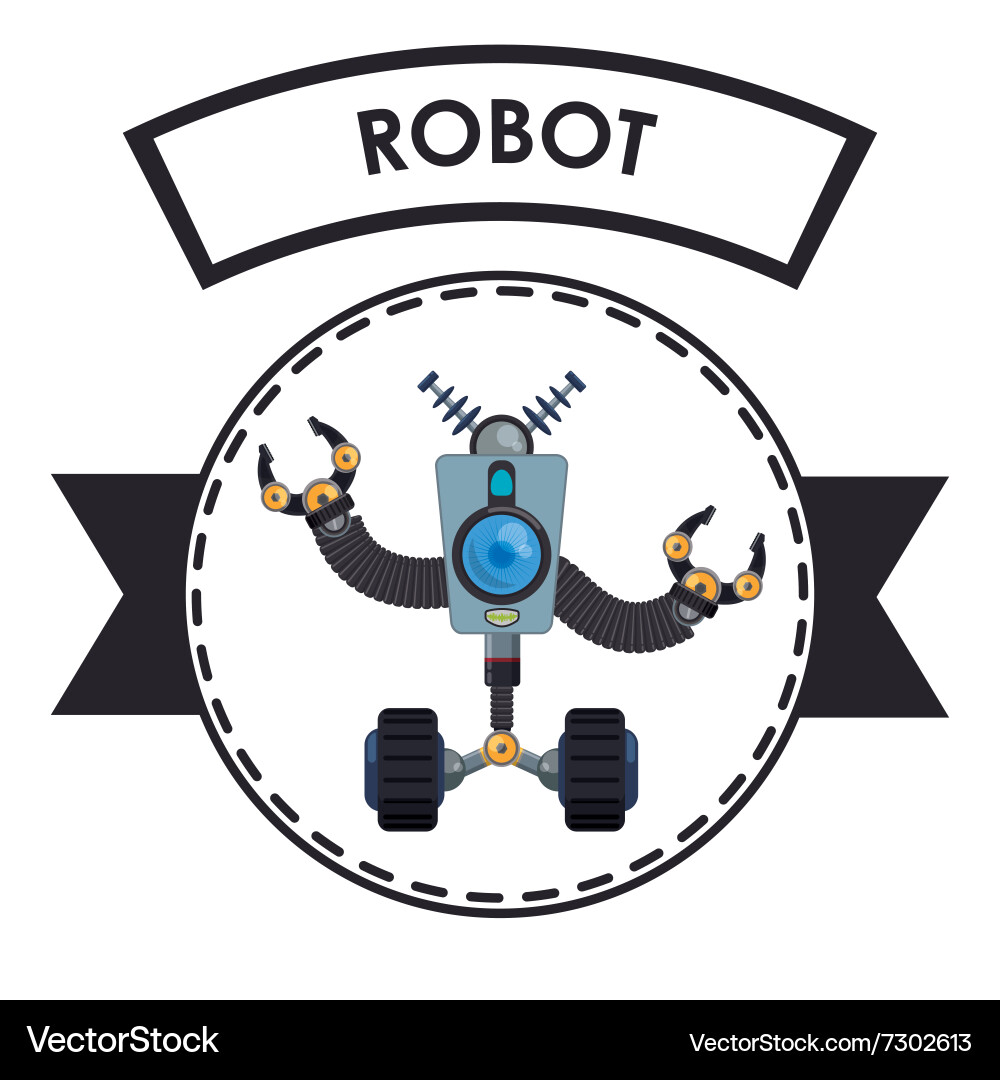 Robot icon design Vector Image