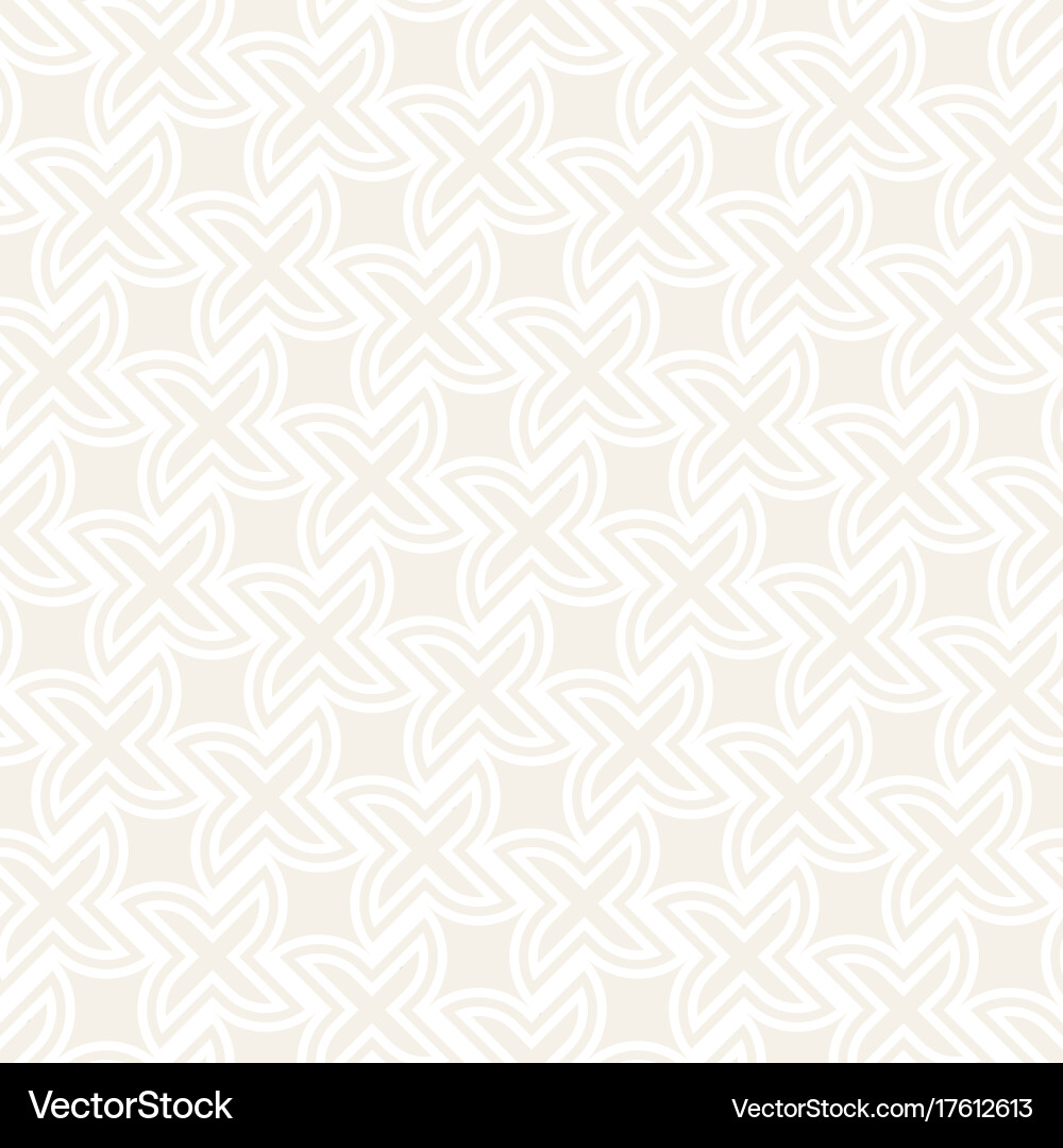 Seamless cross tiling pattern modern vector image