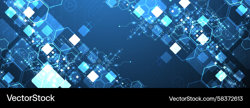 Tech Background - Circuitry & Innovation Vector Image