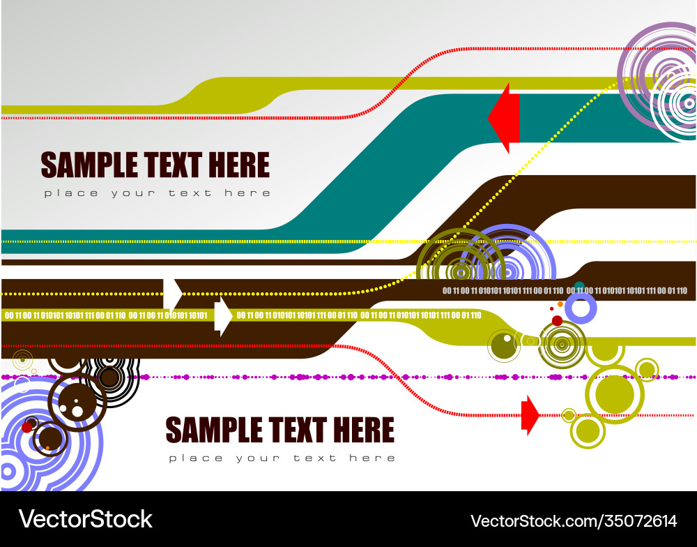 Abstract hi-tech background color Vector Image