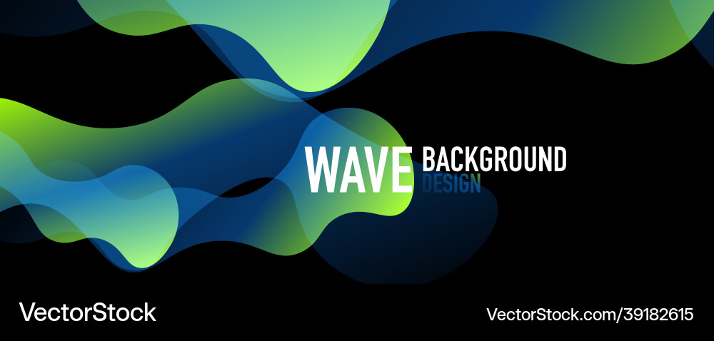Abstract background - shiny fluid gradients Vector Image