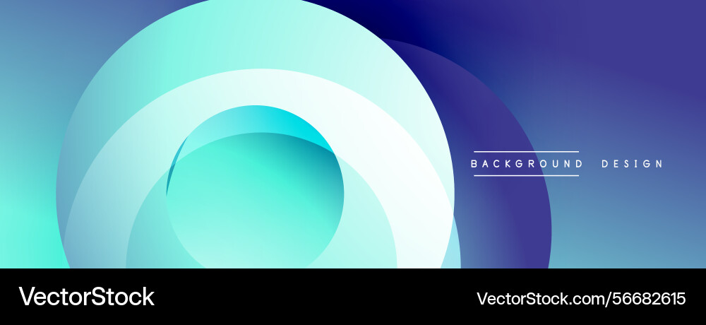 Abstract gradient layers create dynamic circular Abstract gradient layers create dynamic circular vector image
