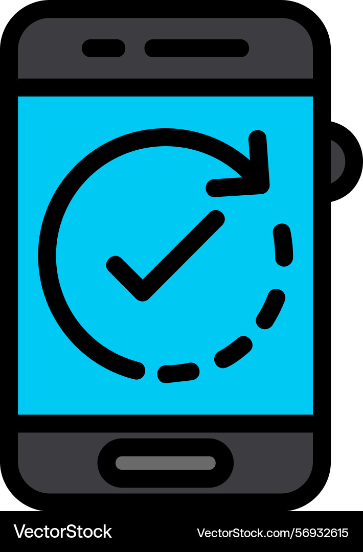 Availability line filled style icon design vector image