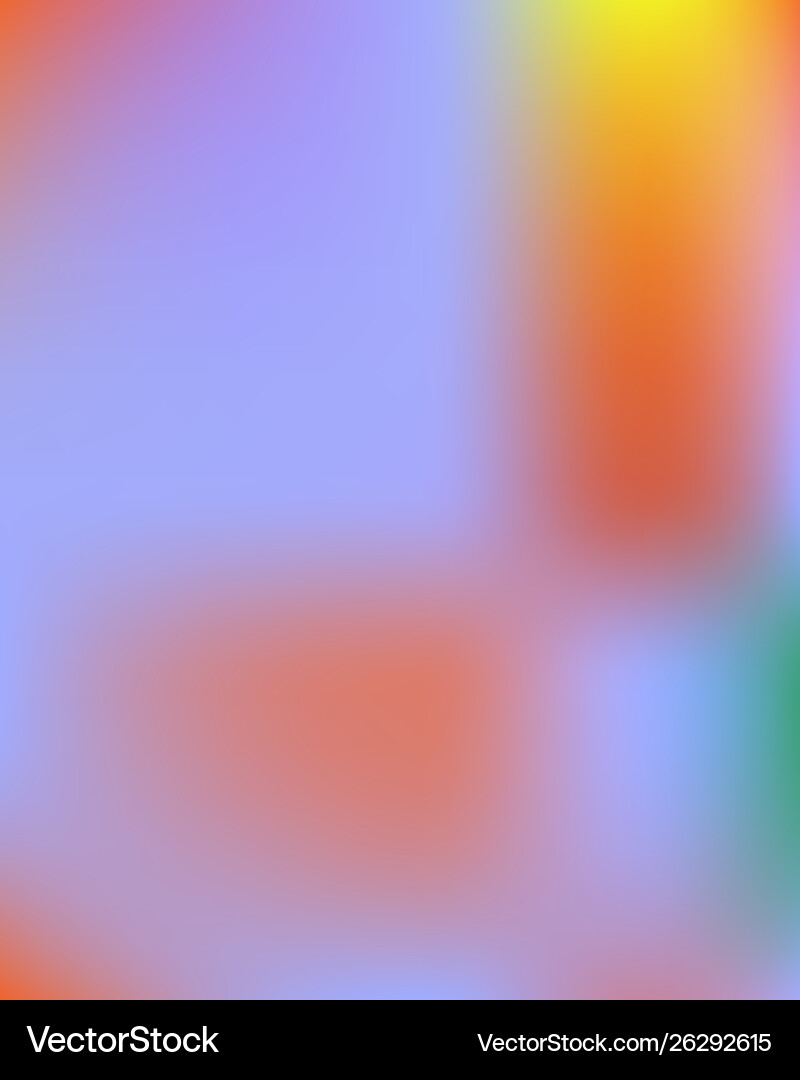 Bright blurred graphics from various combinations vector image