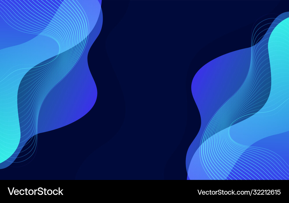Fluid colorful dynamic background design vector image