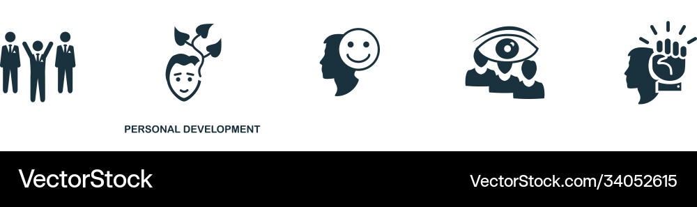 Personal development icon simple element from Vector Image